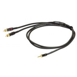 PROEL STAGE CHLP215LU15 CHALLENGE Series kabel wtyk Jack 3.5 stereo - 2x wtyk RCA, dł. 1.5m